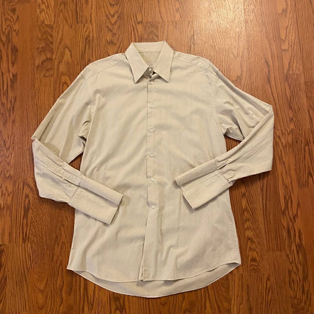 Ermenegildo Zegna Long Sleeve Button Down Dress Shirt Large